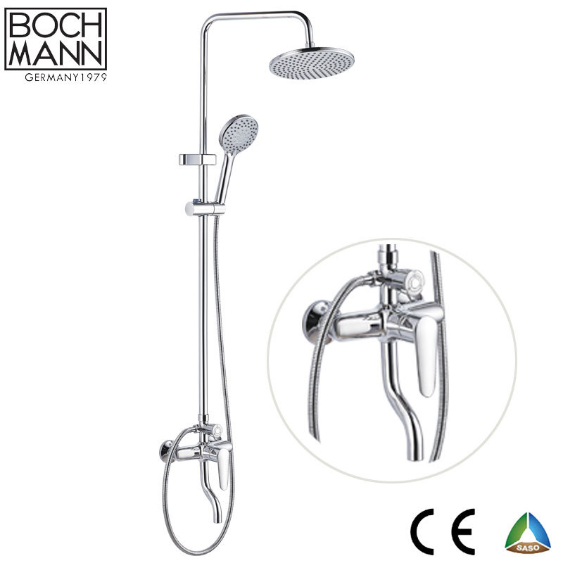 Rain Shower Set Faucet with Brass Body and ABS Shower Head