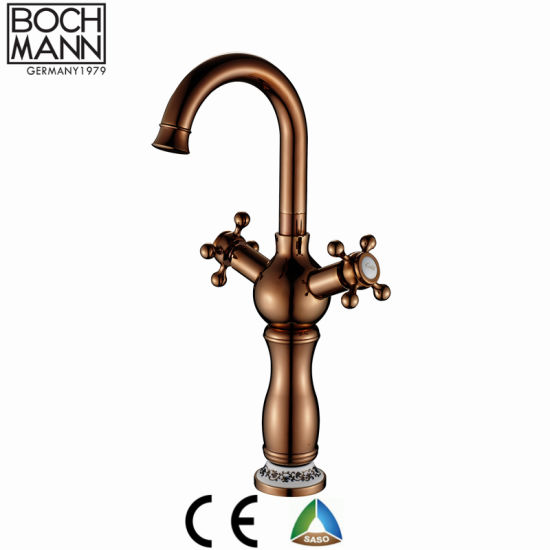 Bochmann Chaoke Ck-13m1 Rose Gold Color High Quality High Basin Mixer for Middle East