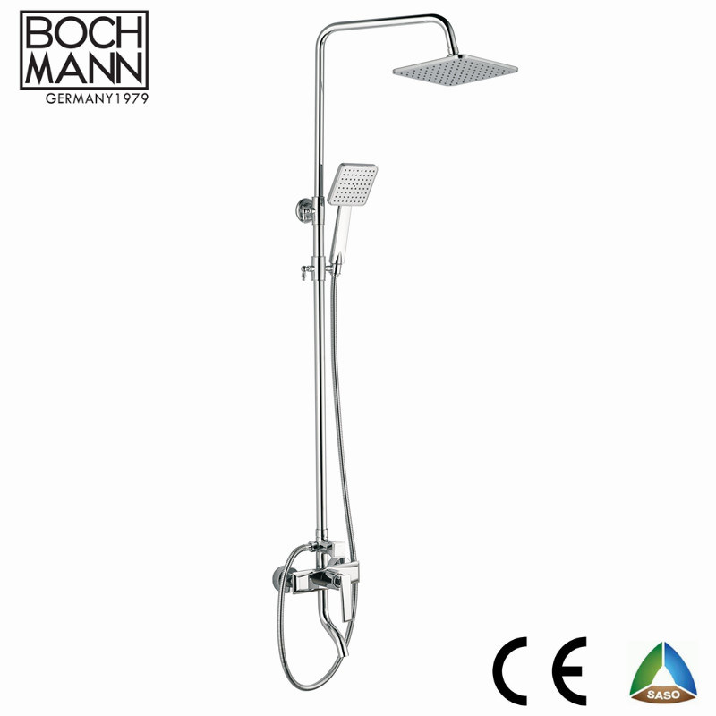 Bochmann Ancient Rome Square Design Bathroom Faucet Rain Shower Set