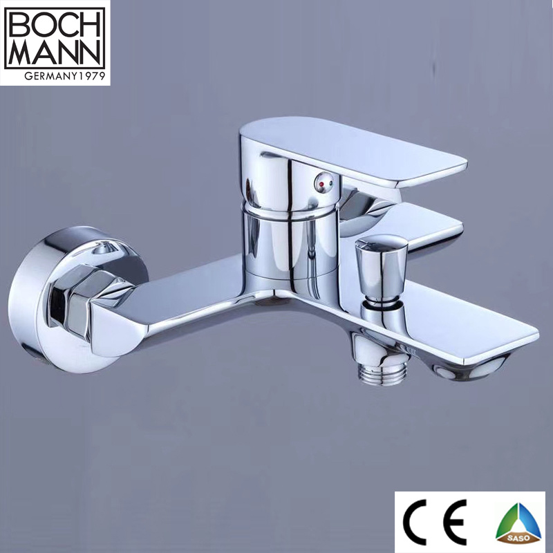 High Quality Chrome Plated Long Counter Basin Shower Sink Tap