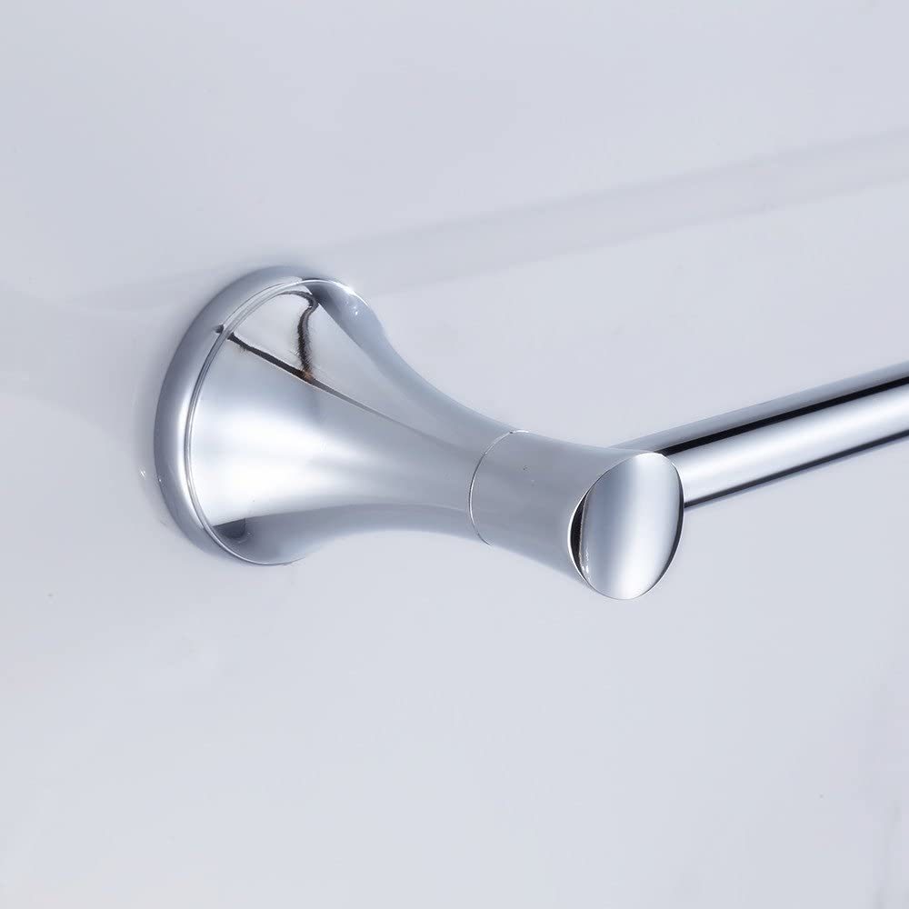 Single Towel Round Bar with Chrome Color