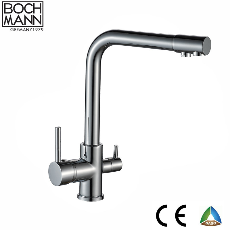 Chrome Color Pure Water Faucet and Brass Body Kitchen Faucet