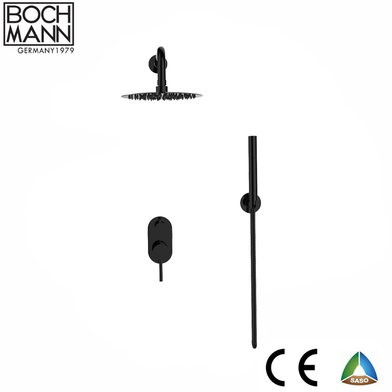 Black Color Brass Body Shower Set