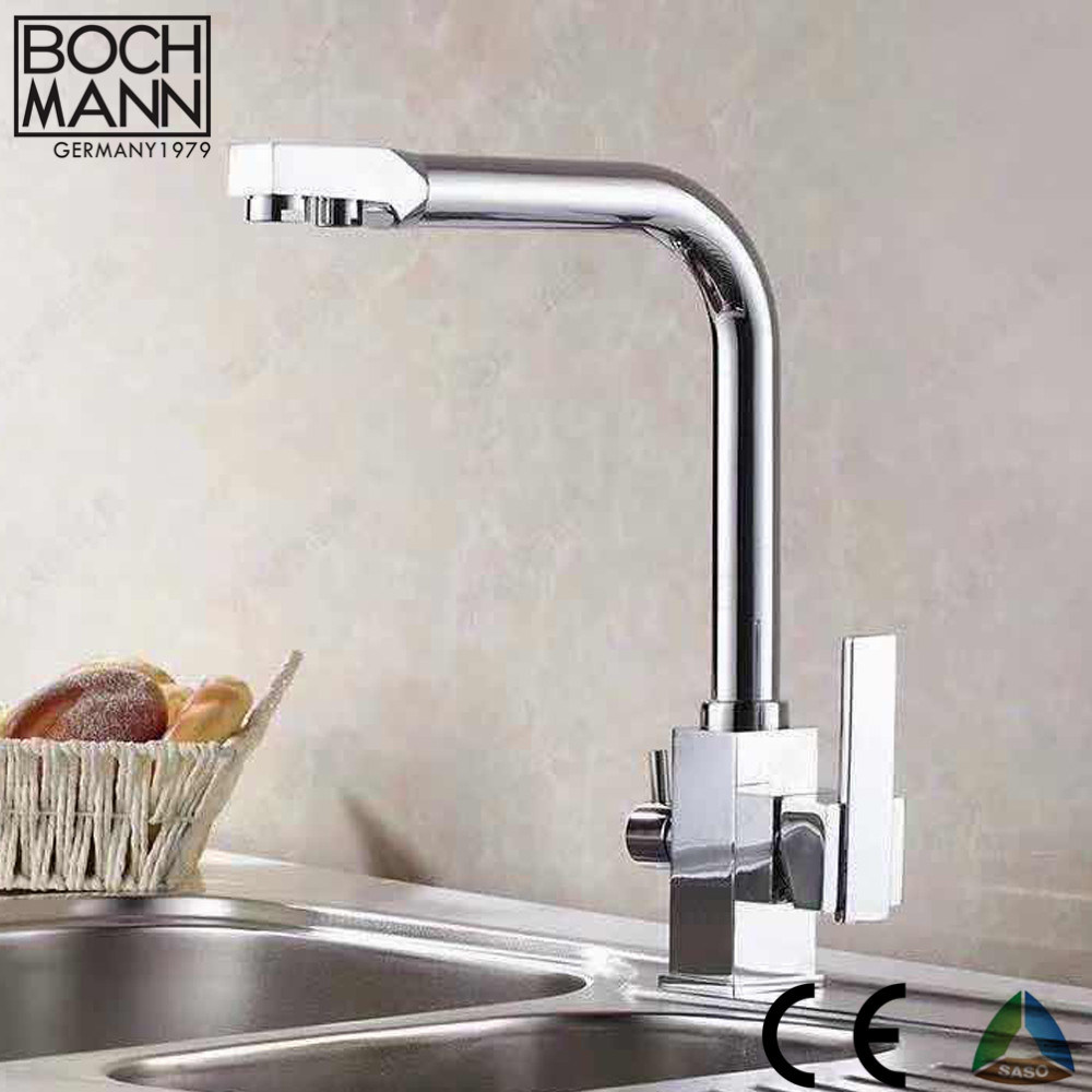 Chrome Brass Multifuntion Purified Water Faucet for Kitchen Sink