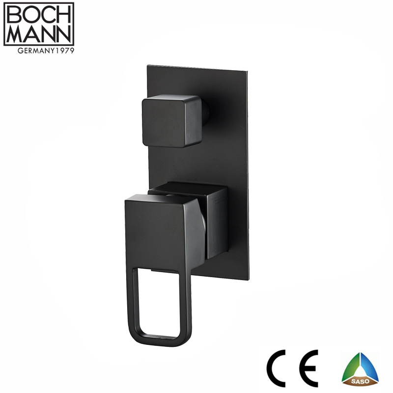 Black Color Shower Set and Brass Body Bathroom Faucet