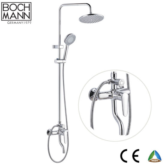 Painted Matte Black Color Bathroom Shower Set Faucet