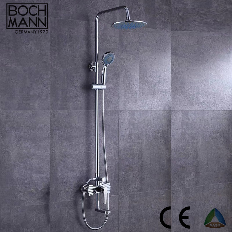 Traditional Art Design Orb Solid Brass Basin Bath Shower Faucet Set