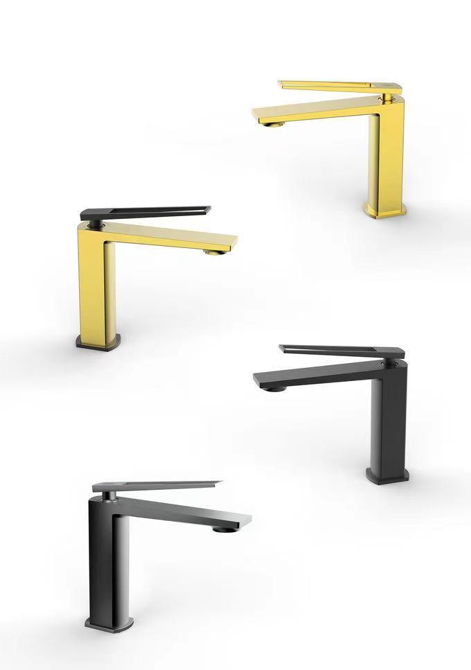 2021 Year New Design Brass Body Square Shape Short Water Taps