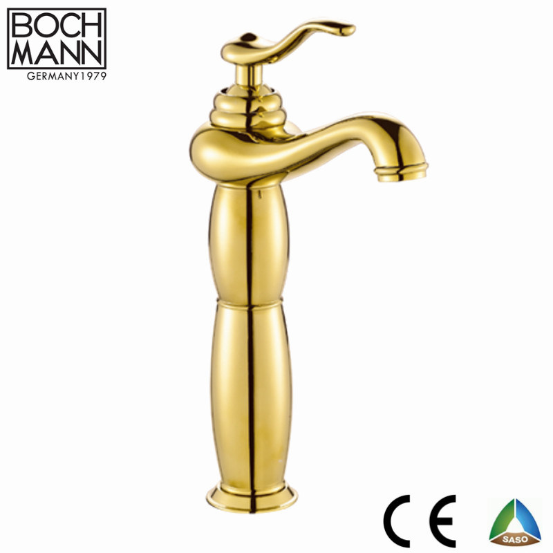 Bochmann Chaoke Traditional Gold Rose Gold Bathroom Basin Water Faucet for Middle East Market