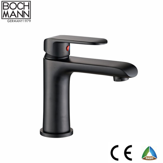 Hot Selling Matt Black Color Bathroom Lavatory Deck Mounted Faucet