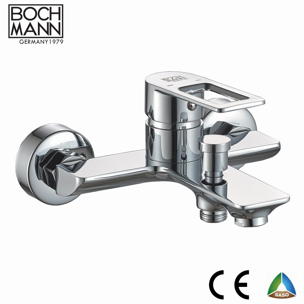 Morden Simple Europe Design Chinese Supplier Chrome Brass Shower Bath Taps Faucet