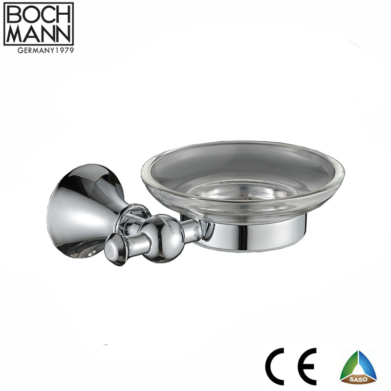 Chrome Color Towel Ring and Zinc Round Bathroom Accessories