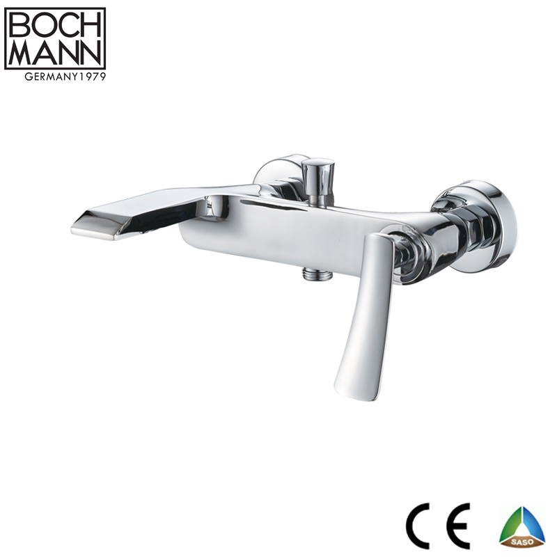 Art Design C Shape Brass Basin Faucet for Hotel Apartment Villa