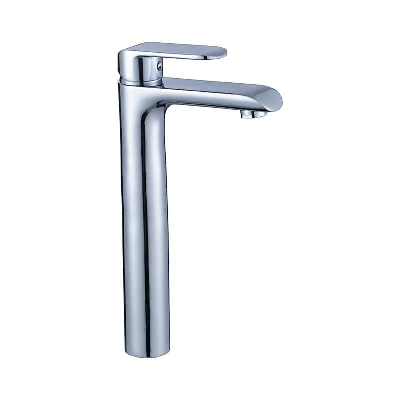 Chrome Plated Brass High Basin Faucet for Europe, Middle East Market