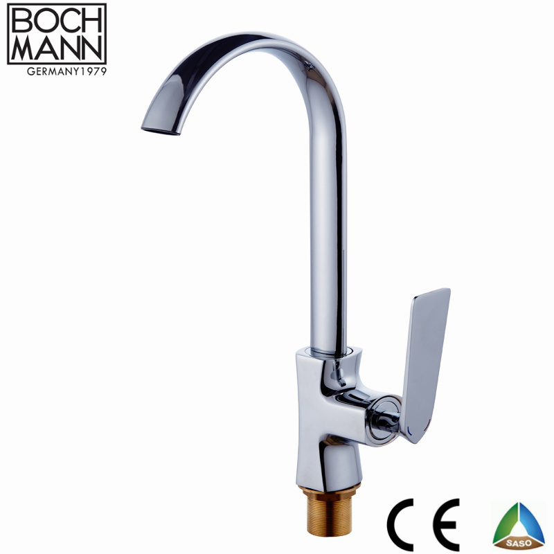 Single Handle Heavy Weight Low Lead Brass U Spout Kitchen Water Tap