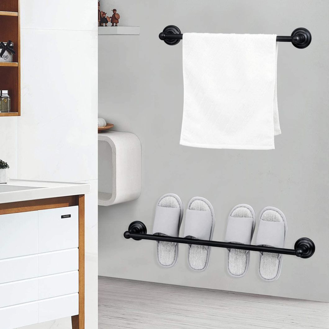 Metal Single Towel Bar Bathroom Accessories 5 PCS Set