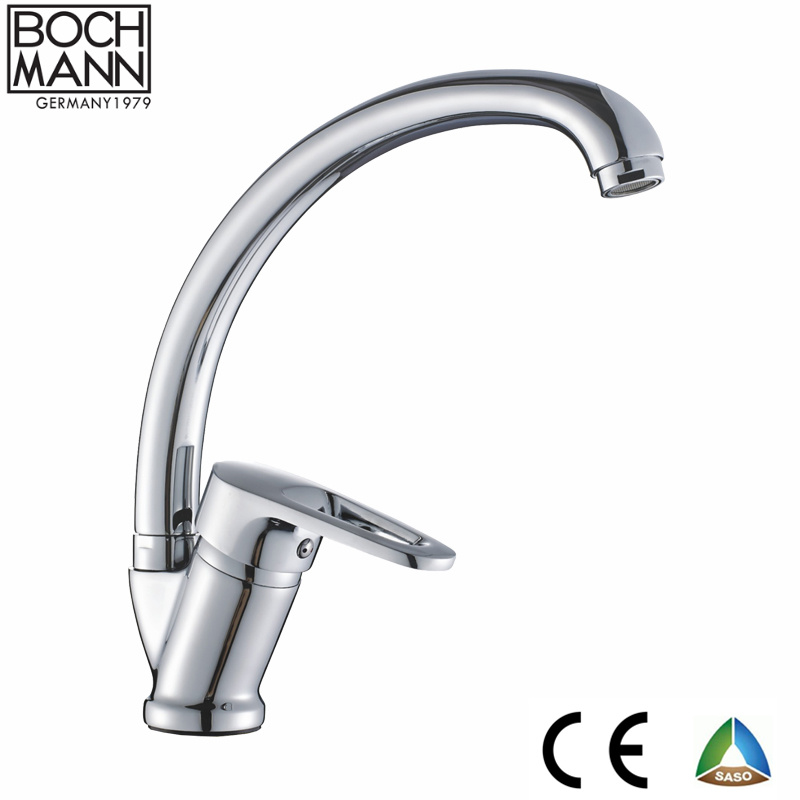 Amozon Ebay Aliexpress Hot Selling Simple Design Brass Chrome Swan Sink Faucet