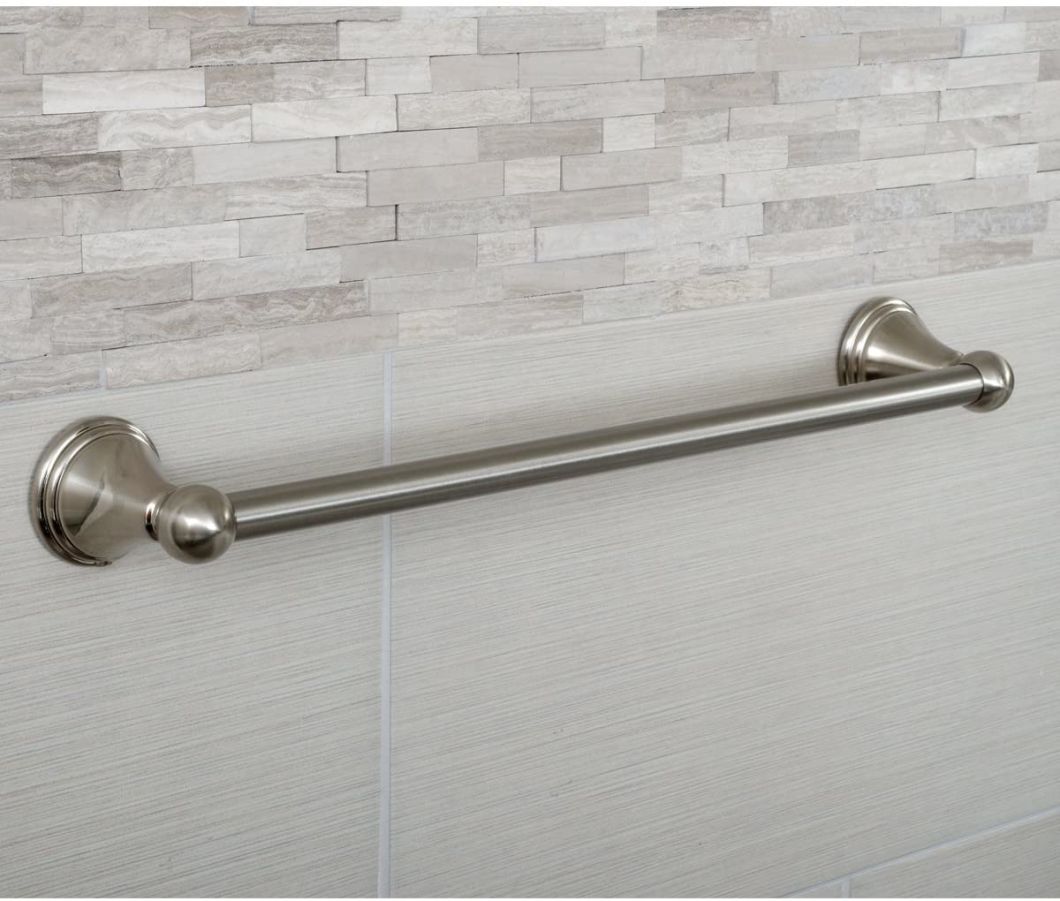 Nickel Brushed Chrome Ss Metal Bathroom 5 PCS Set Towel Bar