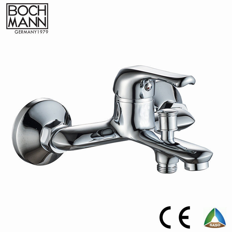 Competitive Price Brass Small Size Exposed Wall Mounted Shower Bath Faucet