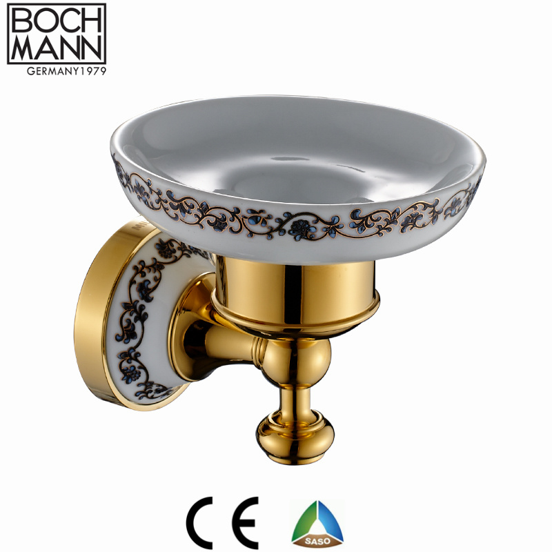 Sanitary Ware Brass Golden Color Robe Hook