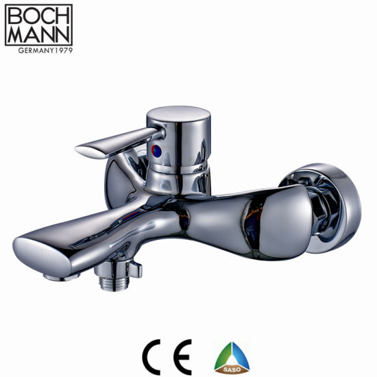 Ce Saso Saber Chrome Plated Brass Material Bath Faucet