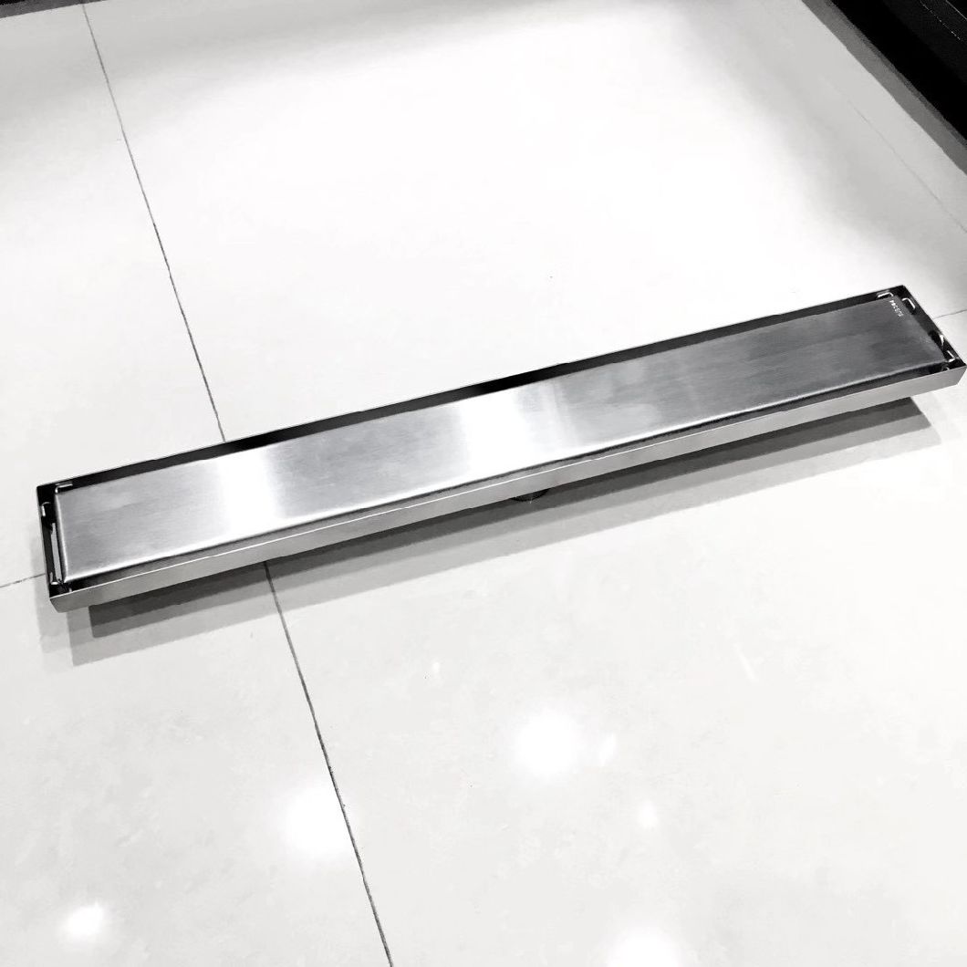 Bathroom Accessories Stainless Steel 304 Insert Concealled 6.8cm 10cm Wide Floor Drain